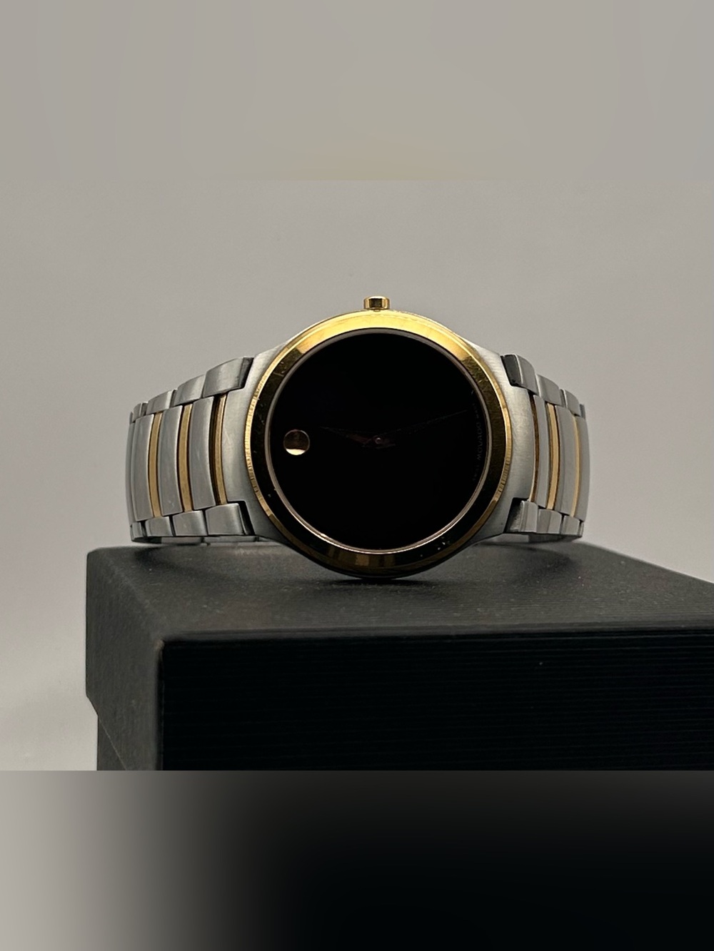 Movado Museum Men’s Two-Tone Gold & Silver Stainless Steel Quartz 34mm Watch